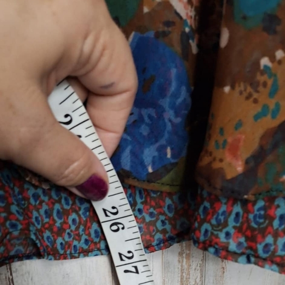 New Direction Ruffled Top 2X Fairy Y2K Steampunk Boho - Picture 7 of 8